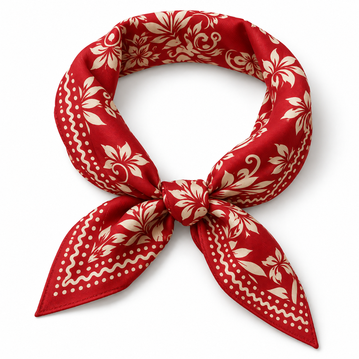 Crimson Crest Men’s Scarf