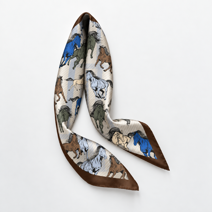 Wild Stride Satin Scarf